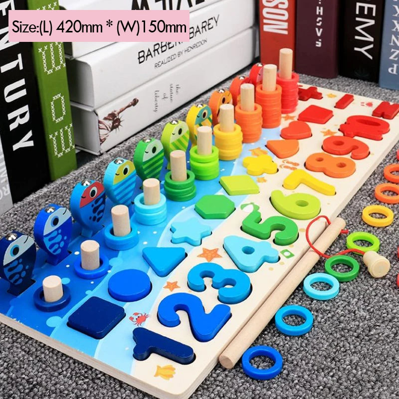 Montessori Math Fishing & Sorting Toy