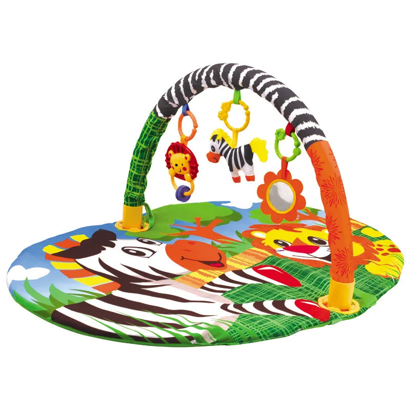 Multifunctional Baby Play Mat with Sound Pendant for 0-12 Months