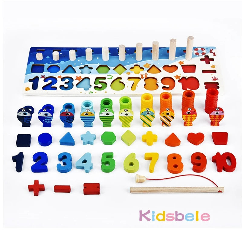 Montessori Math Fishing & Sorting Toy