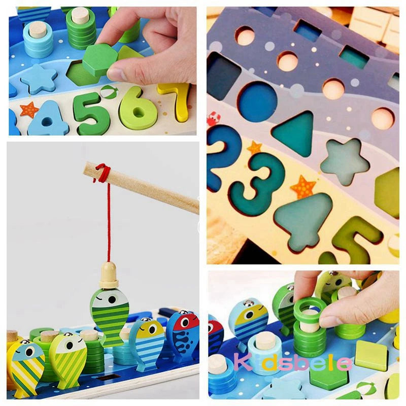 Montessori Math Fishing & Sorting Toy