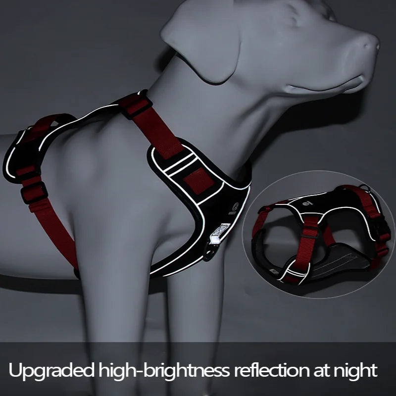 Reflective Tactical Dog Harness - Medium/Large