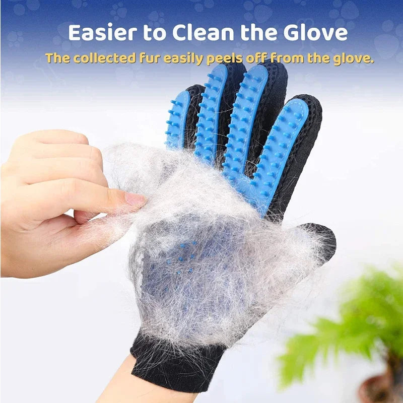 Pet Grooming Kit for Dogs, Cats, & Rabbits – 2-Sided Brush & Cleaning Glove