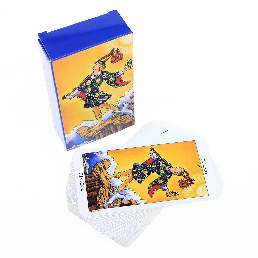 Hot Sell Rider Waite Tarot Card Deck - English & Spanish Version