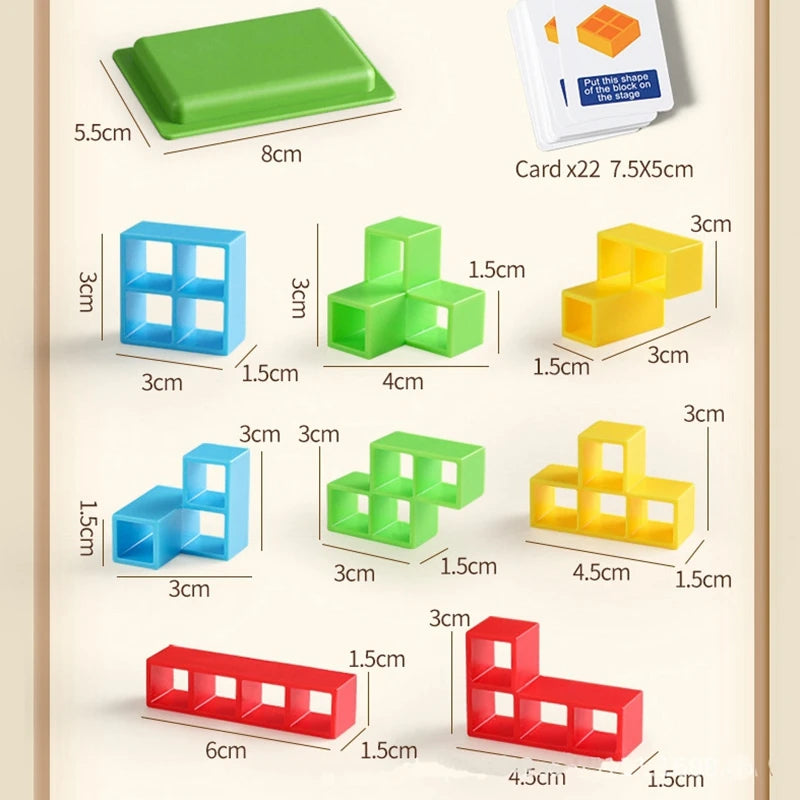 Hot Stacking Blocks Tetra Tower