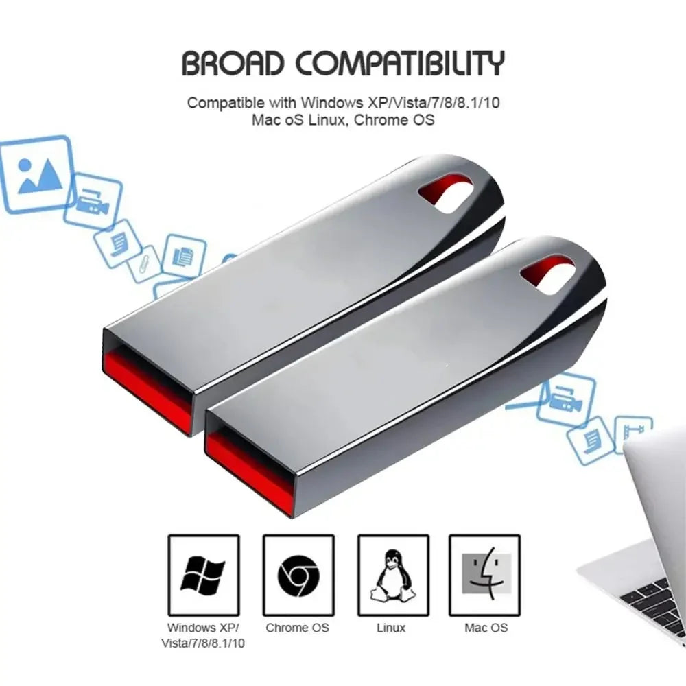 Xiaomi 2TB USB 3.0 Metal Flash Drive - High-Speed, Waterproof