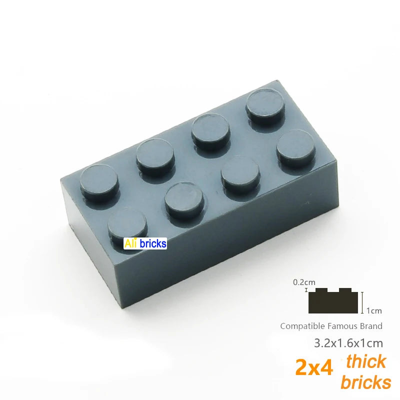 80pcs Building Blocks Bulk Set - Thick Figures Bricks