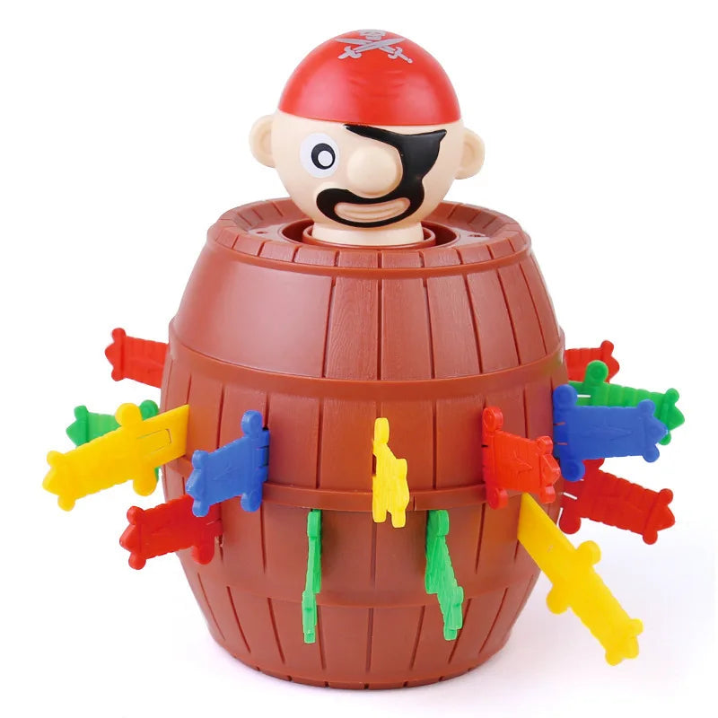 Mini Pirate Barrel Toy - Lucky Game with Jumping Pirates