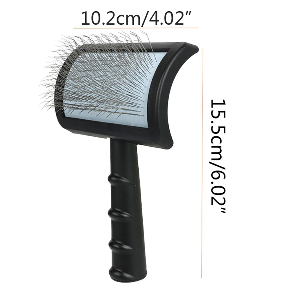 Extra Long Pin Slicker Brush for Large Dogs - Grooming & Shedding Tool