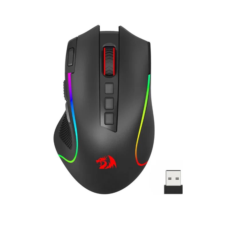 Redragon M612 PRO BT & 2.4 RGB Gaming Mouse – 8000 DPI, Wired/Wireless, 11 Programmable Buttons