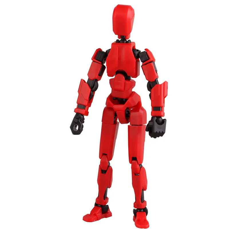 Multi-Jointed Movable Shapeshift Robot 3D Printed Mannequin Dummy Action Figures - 13 Pieces