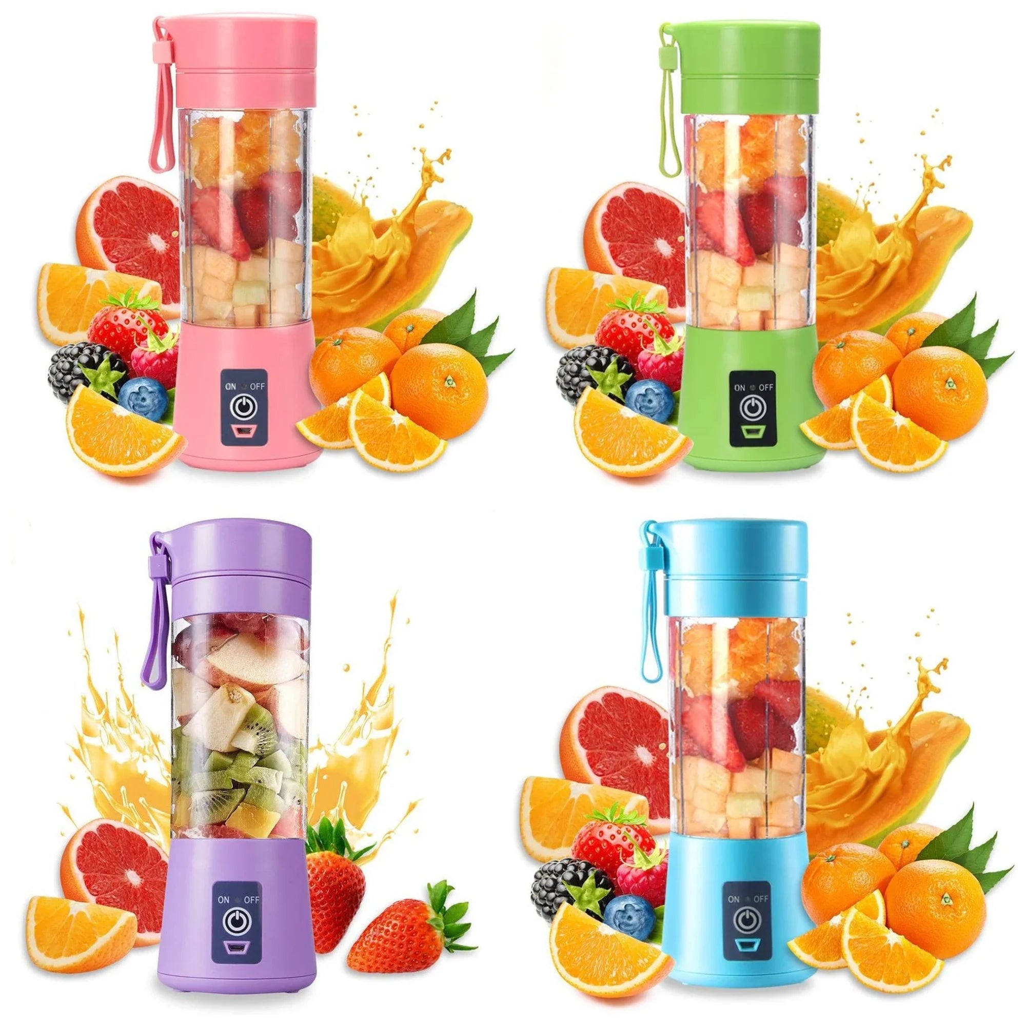 Portable Mini Electric Juicer USB Charging Smoothie Maker