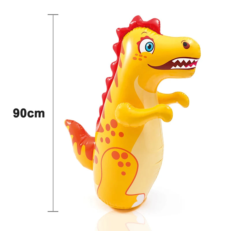 Tumbler Boxing Inflatable Dinosaur Punching Bag - Boys & Girls