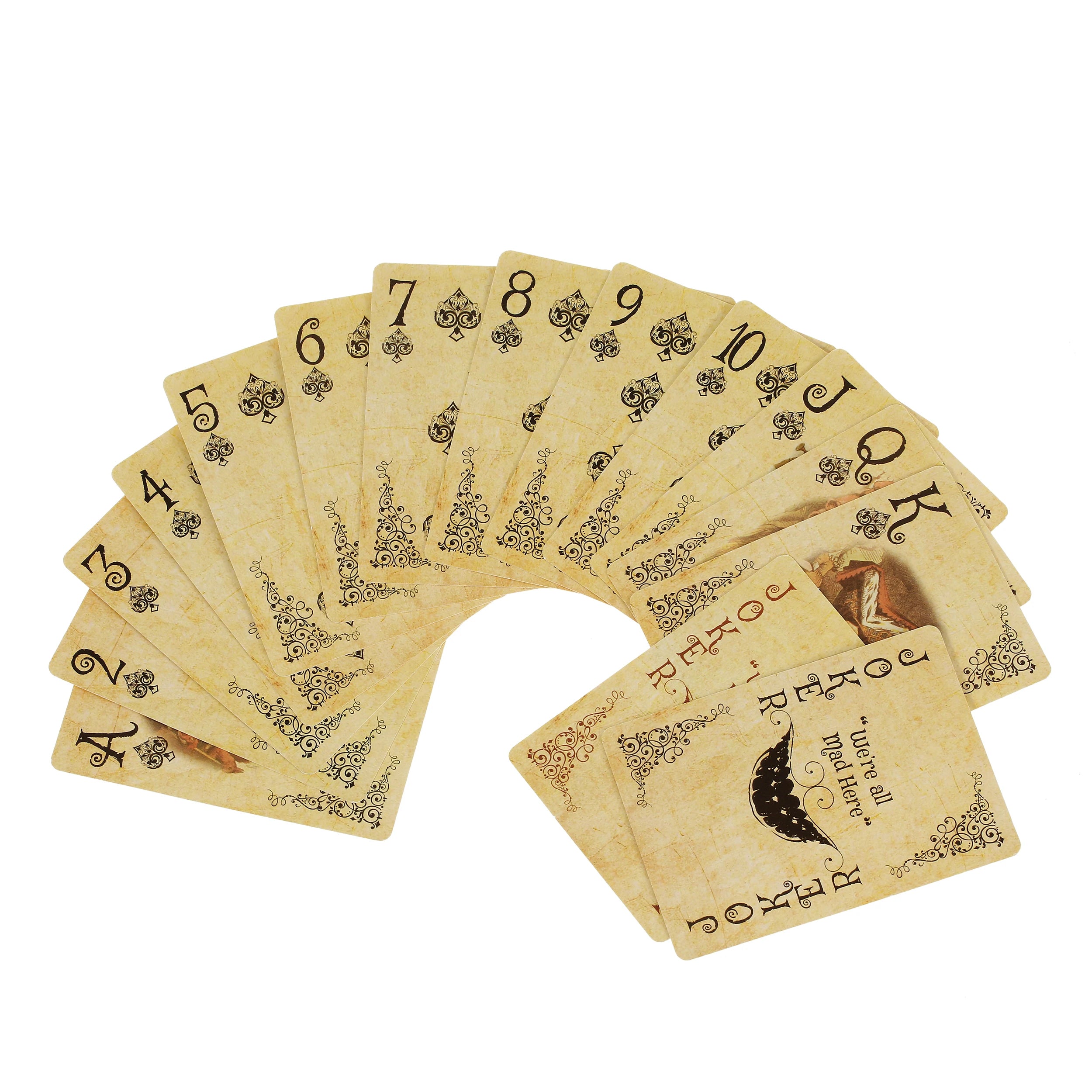 Vintage Alice in Wonderland Playing Cards Set