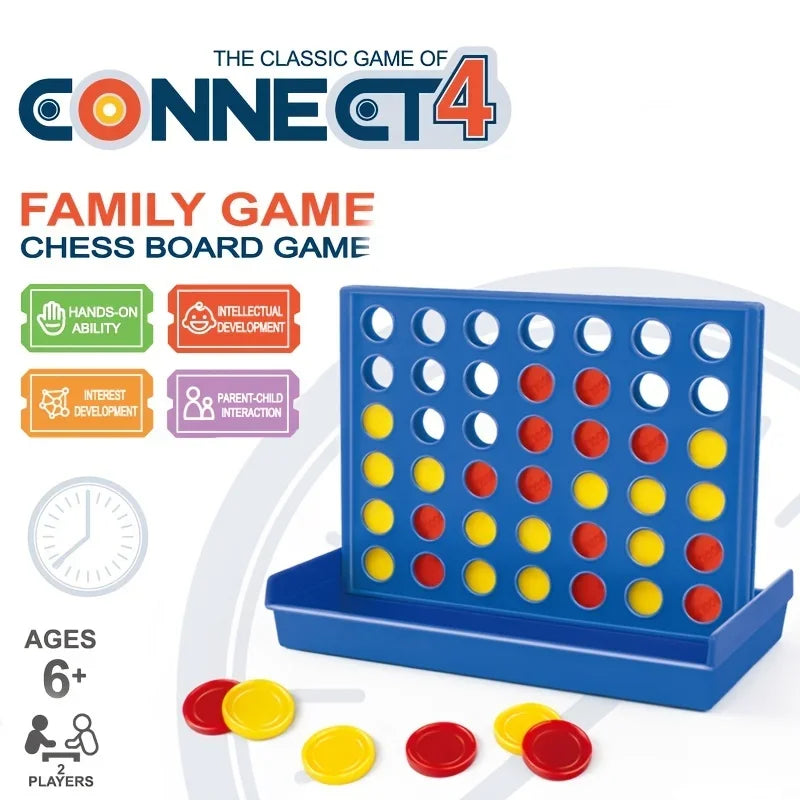 Four In A Row Bingo Chess Connect - Classic Family Board Game