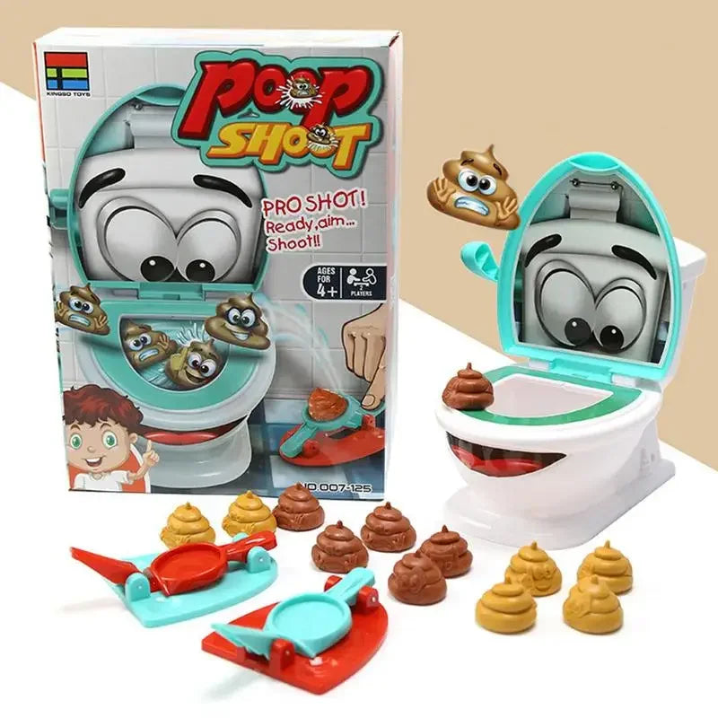 Poop Shooter Toilet Game Set