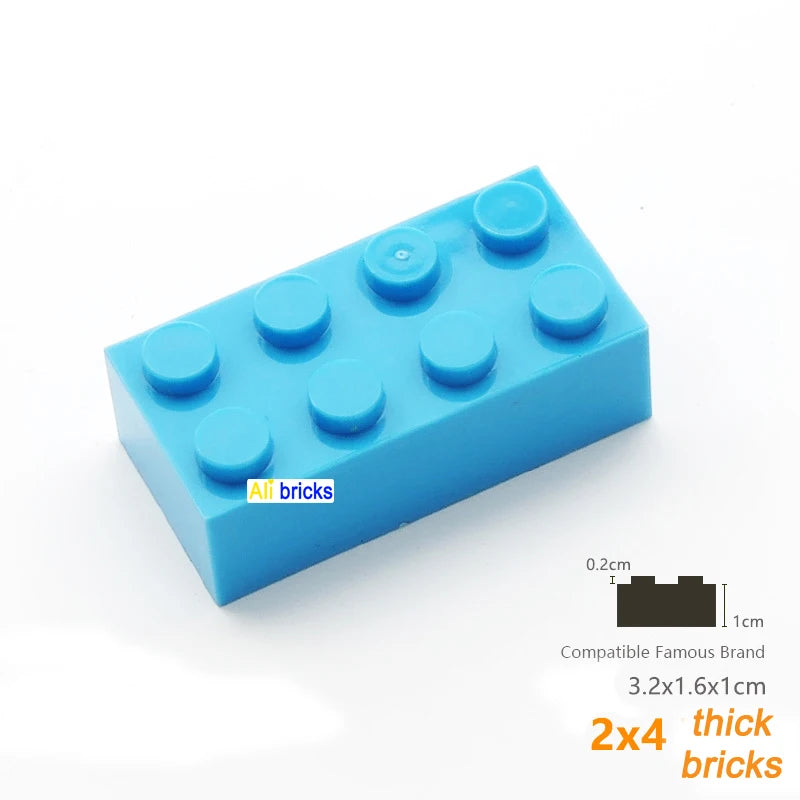 80pcs Building Blocks Bulk Set - Thick Figures Bricks