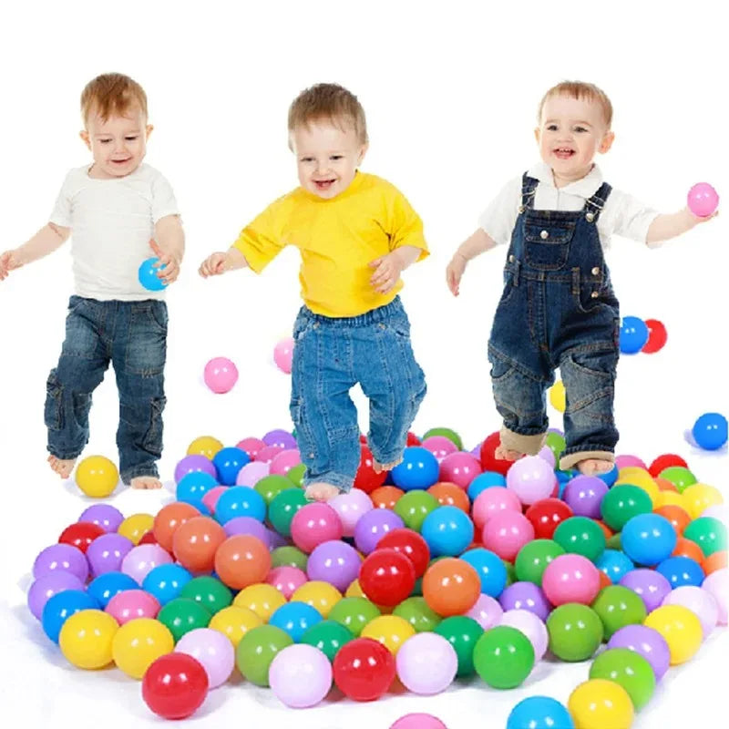 100PCS Colorful Plastic Ball Pit Balls