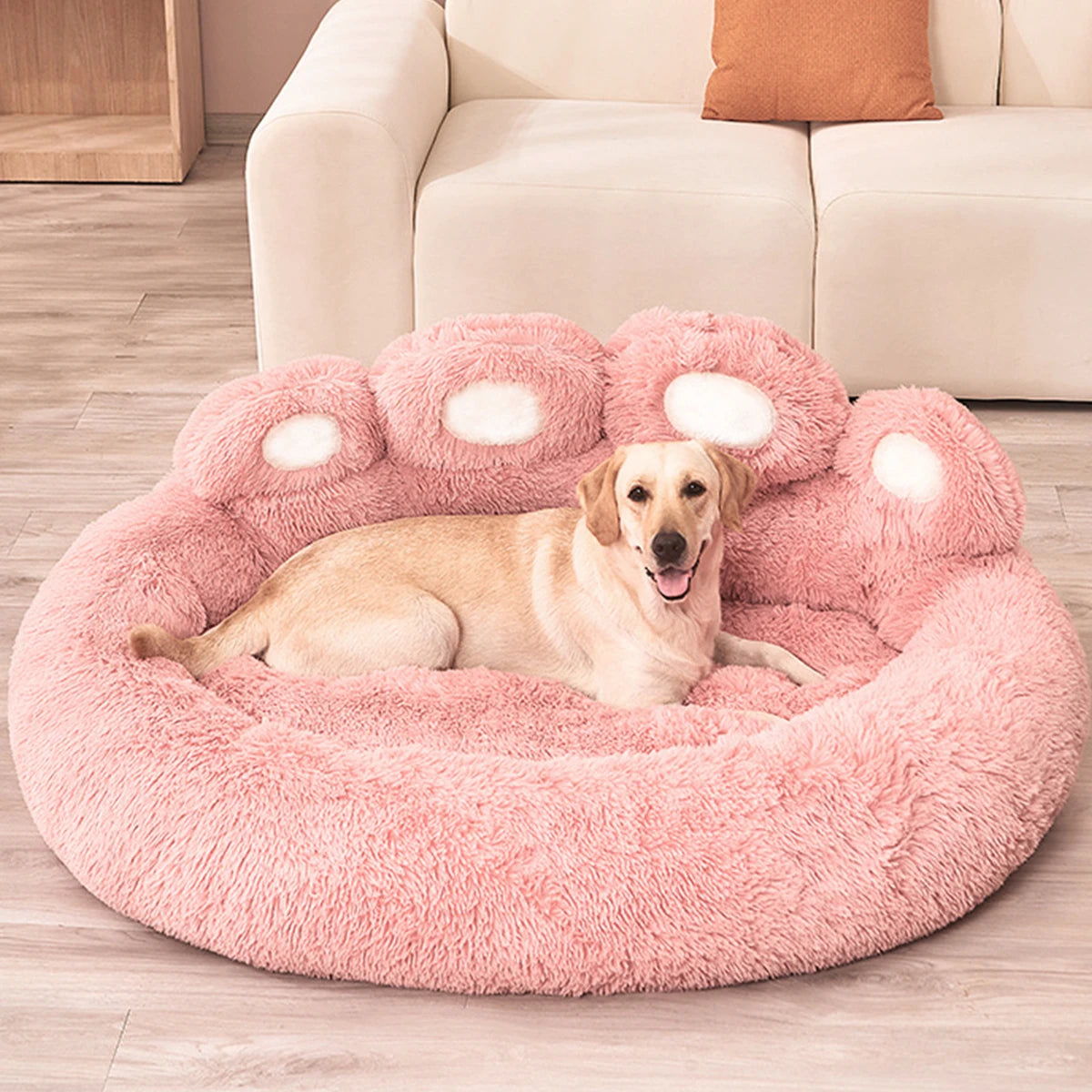 Pet Dog Sofa Bed for Small to Medium Dogs - Washable Plush Mat & Kennel