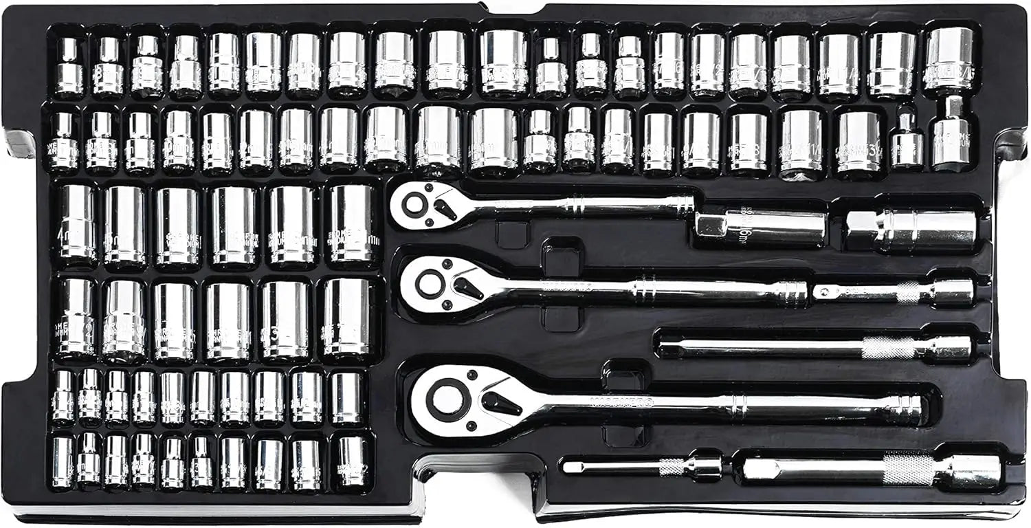 408 Mechanical Tools Suit,Universal Household Maintenance Tools Kit,Belt 3 One Drawer Heavy Duty Metal Box,Hand Tool Kit Suit