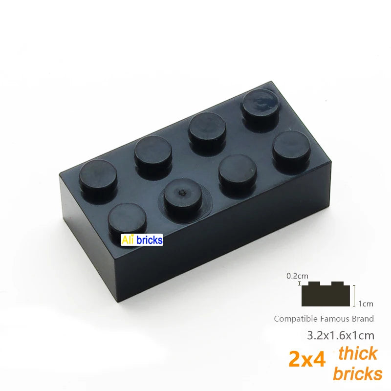 80pcs Building Blocks Bulk Set - Thick Figures Bricks