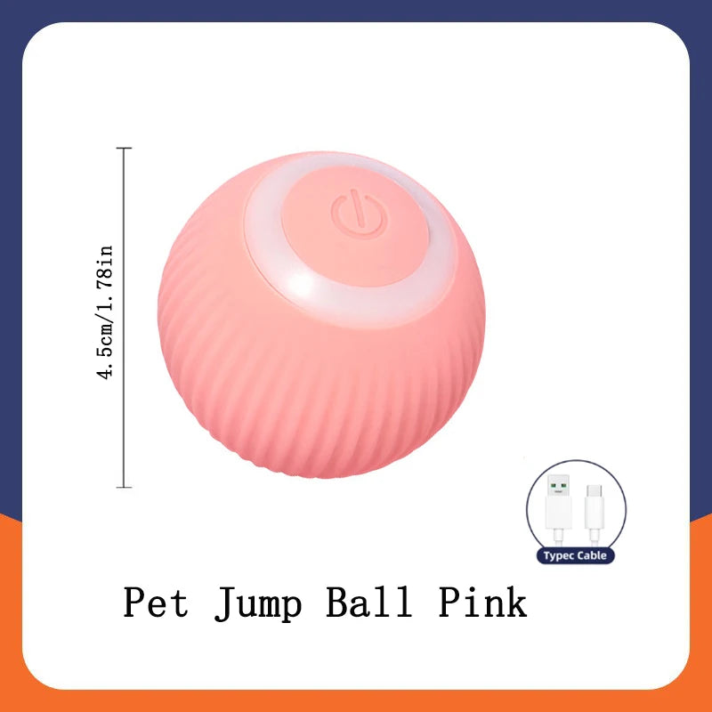 Smart Interactive Dog Toy Ball - USB Automatic Moving & Bouncing Pet Toy