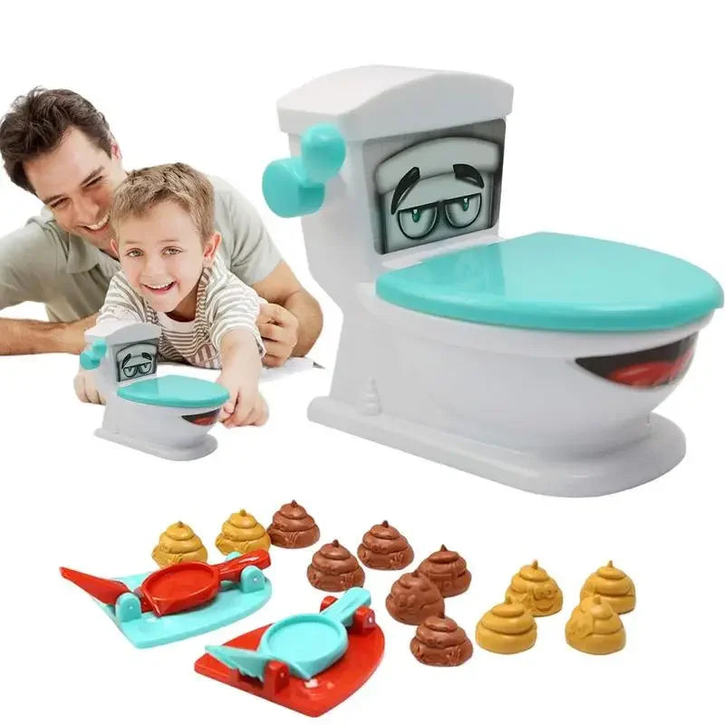 Poop Shooter Toilet Game Set