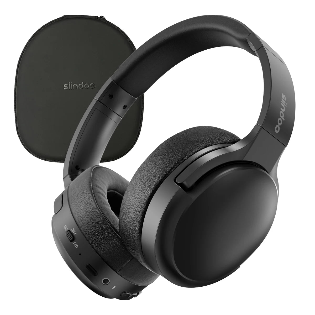 Siindoo JH-ANC918B Active Noise Cancelling Wireless Headphones with Mic