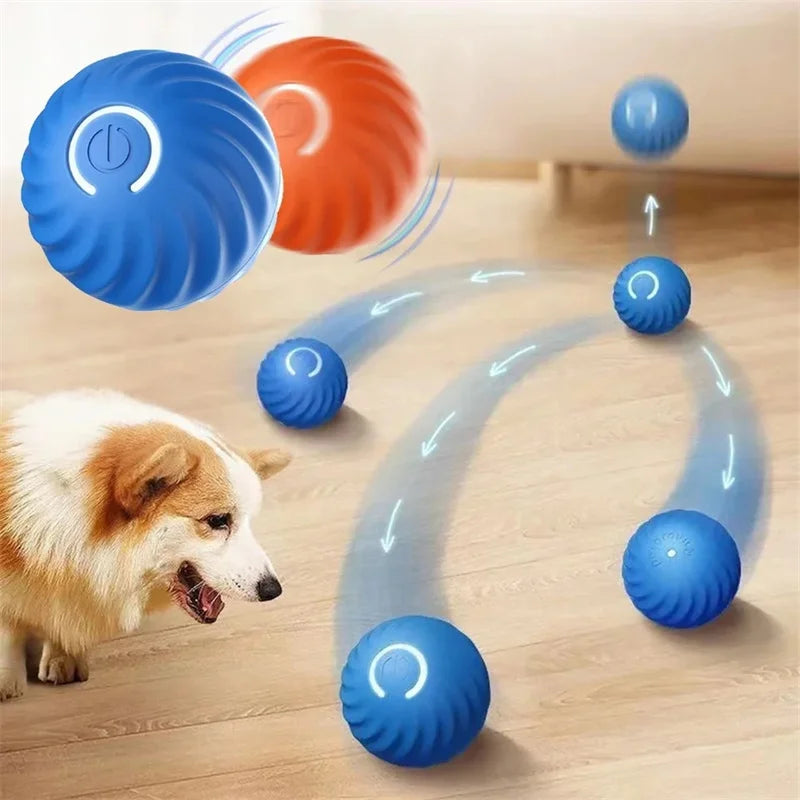 Smart Interactive Dog Toy Ball - USB Automatic Moving & Bouncing Pet Toy