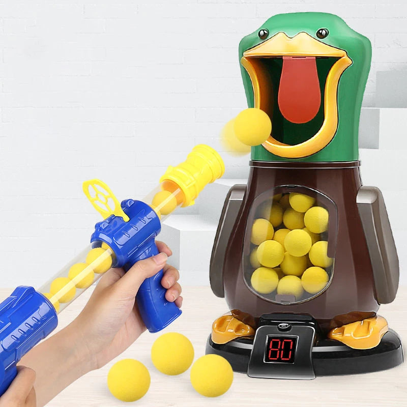 Hungry Shooting Duck Toy 98K Pistol Air Gun with Light