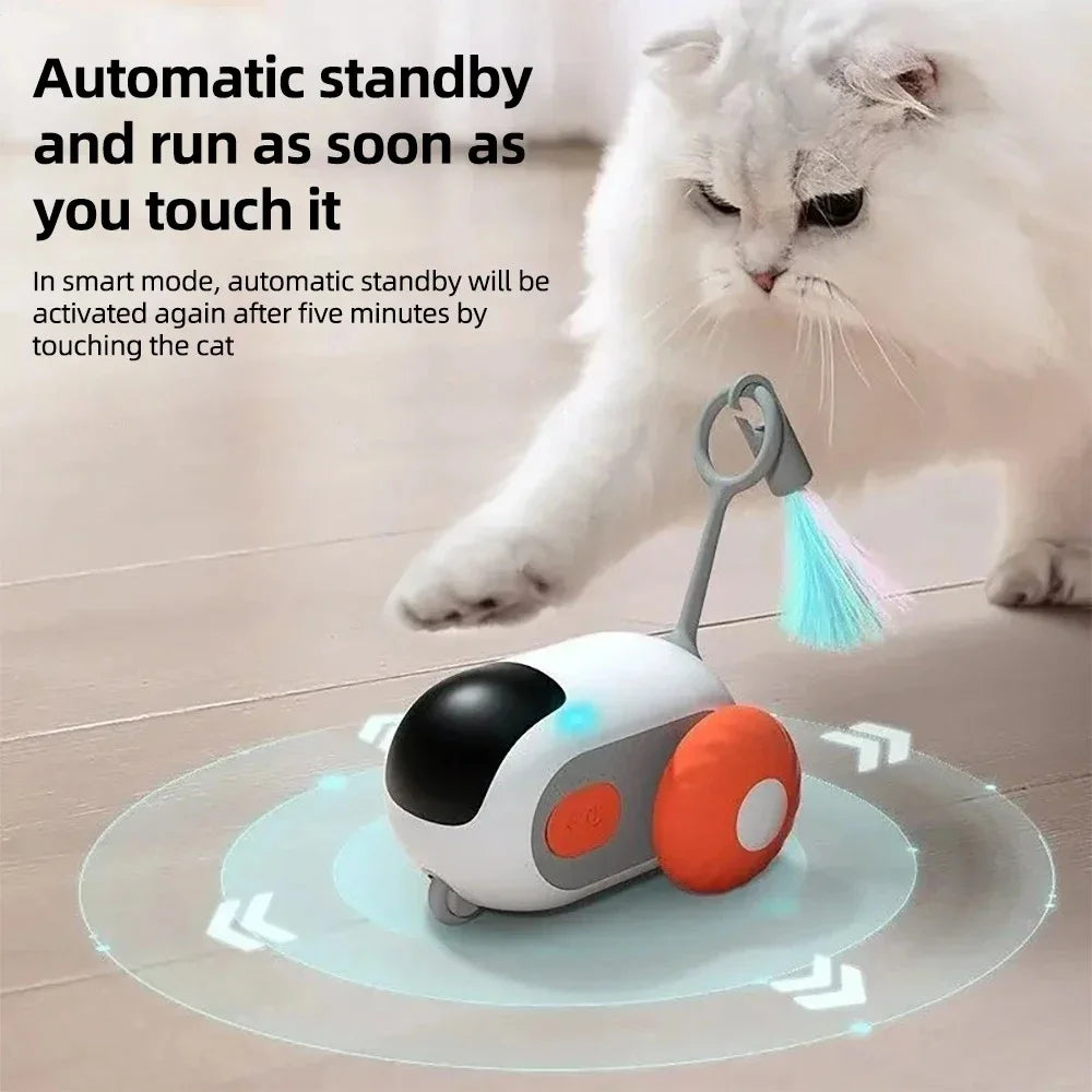 Automatic Rolling Remote Control Toy Car Interactive Cats Toy Pet and Kitten Supplies Toys for Cat Accessories Games Cats Stuff