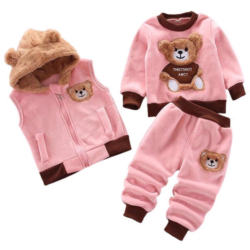 3PCS Toddler Baby Outfit Set