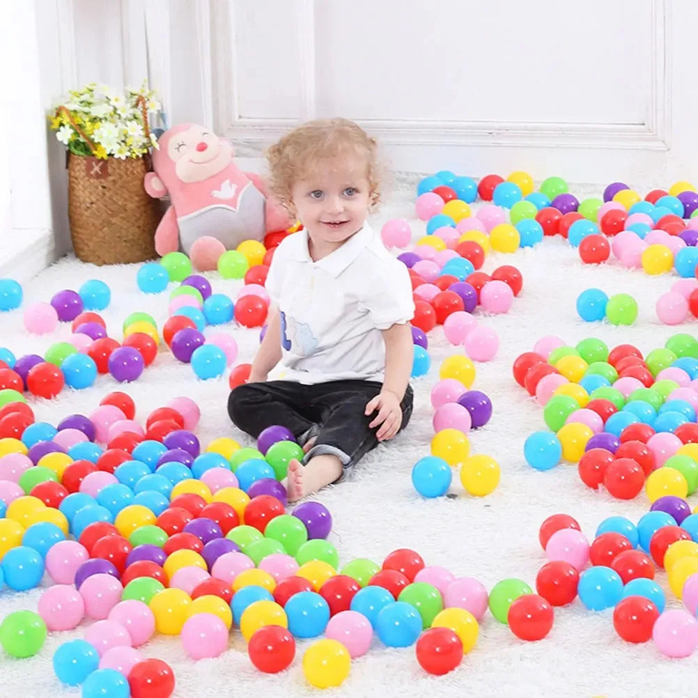 100PCS Colorful Plastic Ball Pit Balls