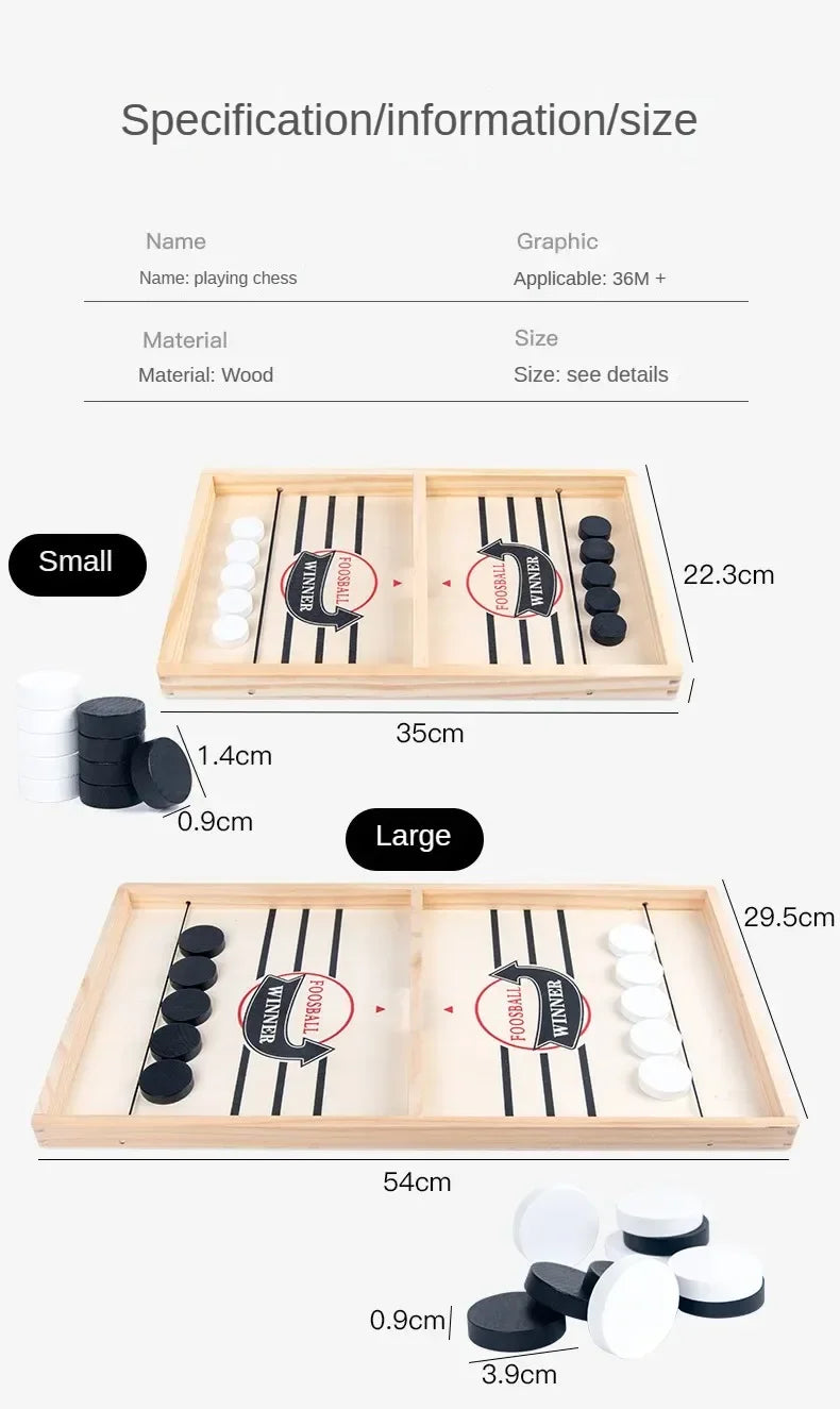 Foosball Winner Game - Fast Sling Puck Board