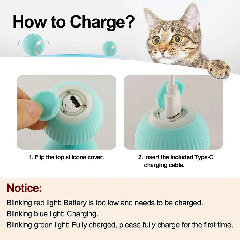 Pet Gravity Cat Smart Interactive Car Toy Automatic Moving Remote Mouse Indoor Kitty Ball Toys Controlled Car for Dogs Playing