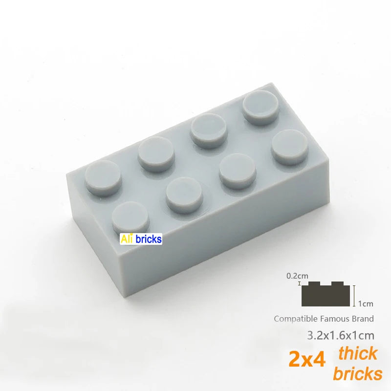 80pcs Building Blocks Bulk Set - Thick Figures Bricks