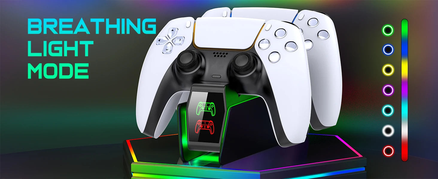 RGB Controller Charging Station for PS5