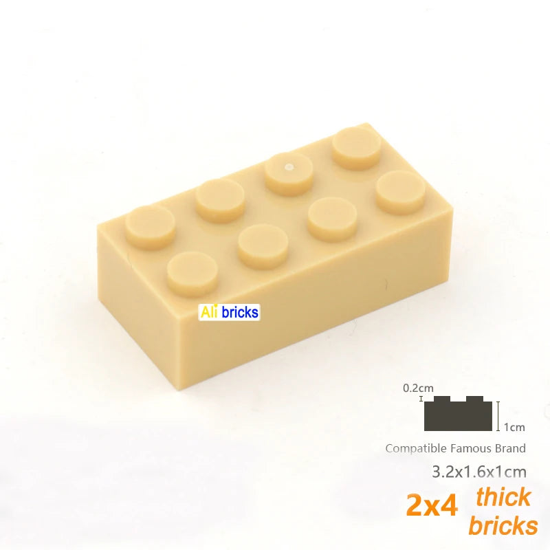 80pcs Building Blocks Bulk Set - Thick Figures Bricks