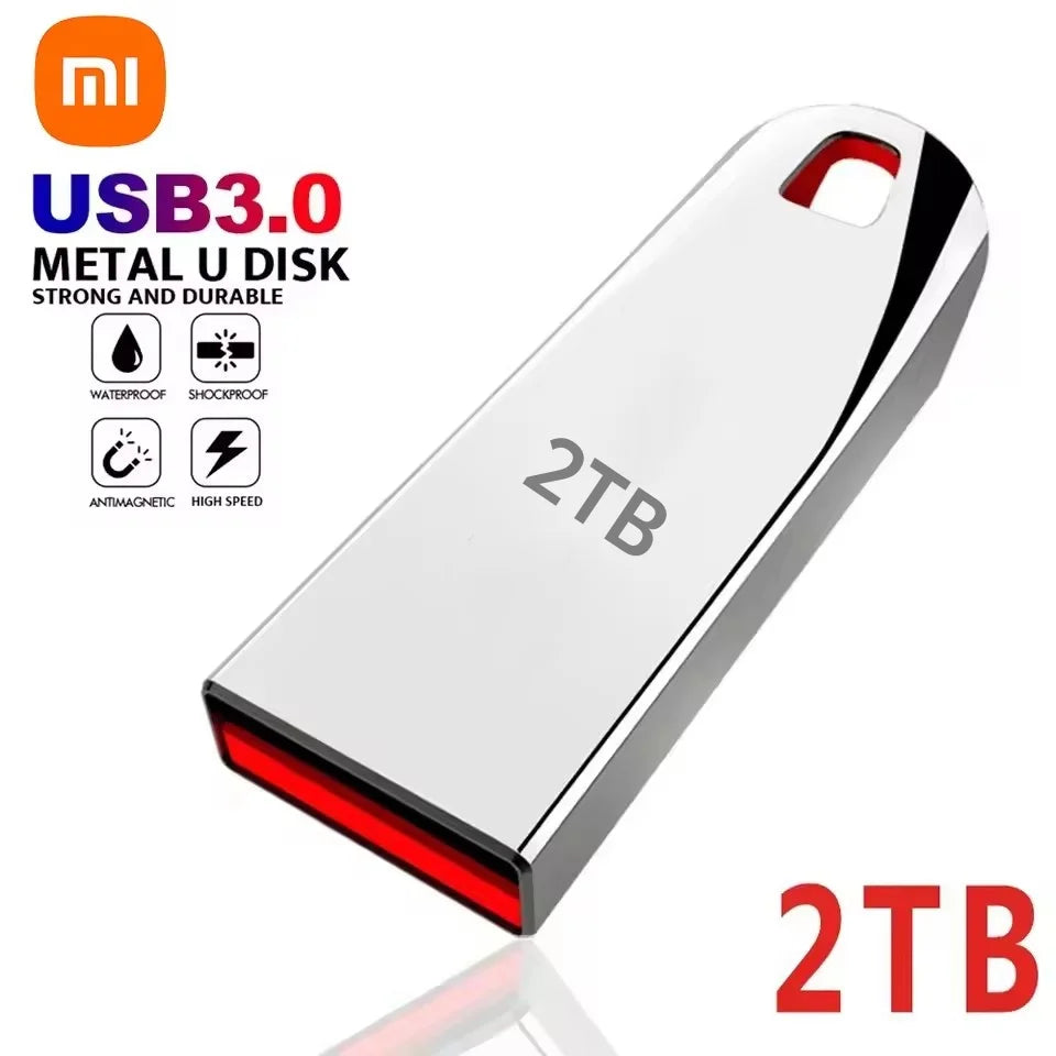 Xiaomi 2TB USB 3.0 Metal Flash Drive - High-Speed, Waterproof