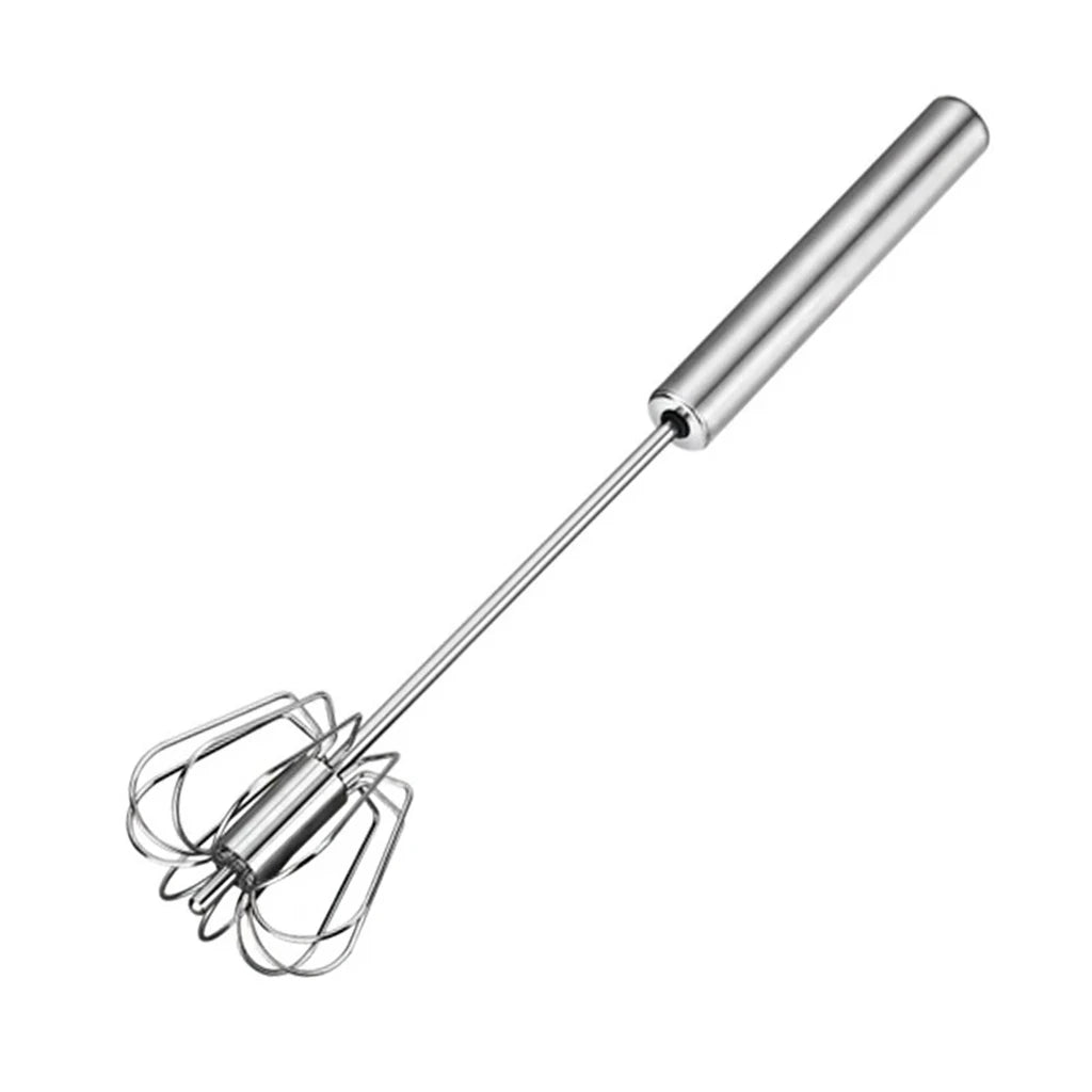 Semi-Automatic Stainless Steel Egg Beater Mixer Hand Whisk