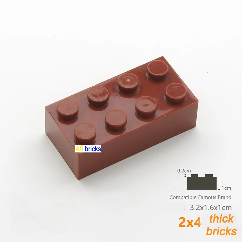 80pcs Building Blocks Bulk Set - Thick Figures Bricks