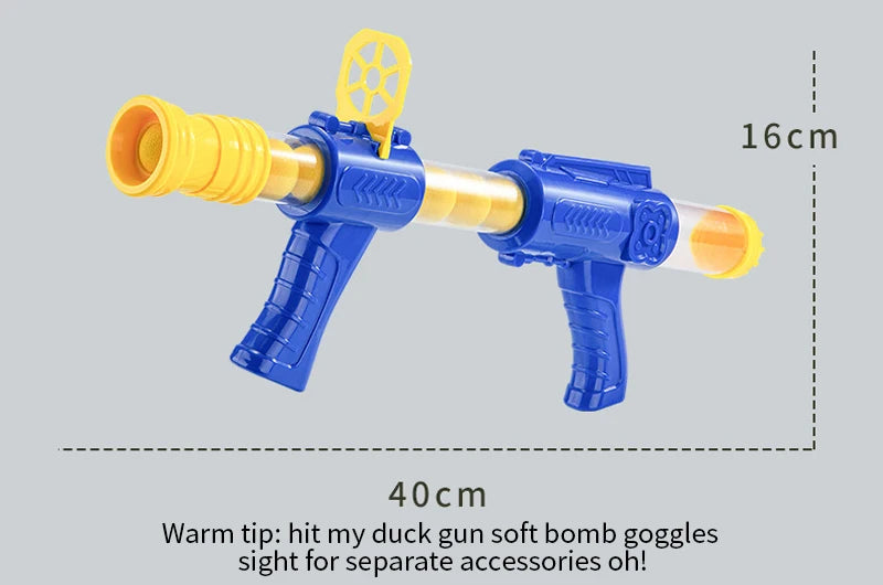 Hungry Shooting Duck Toy 98K Pistol Air Gun with Light