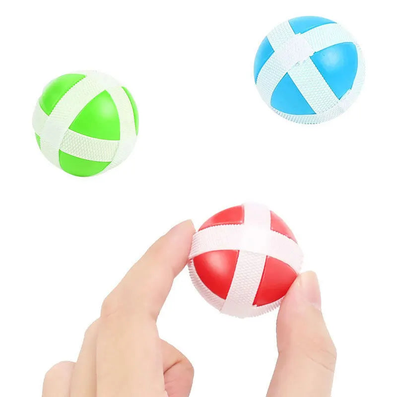 Montessori Throw Sport Slingshot Target Sticky Ball Dartboard Basketball