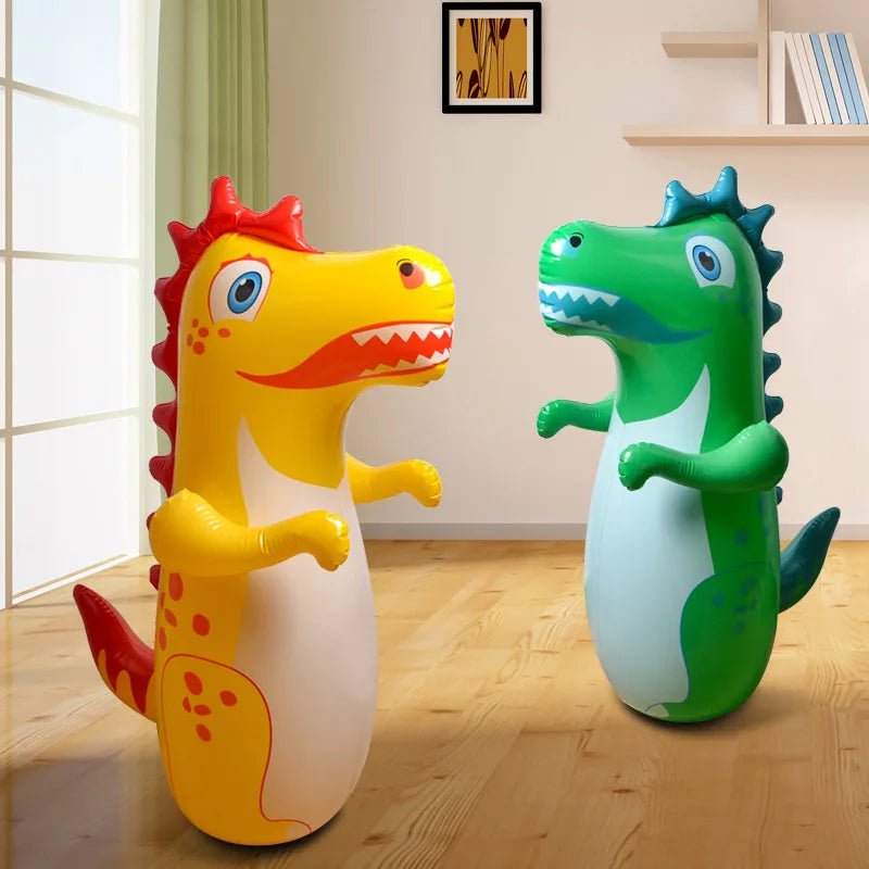 Tumbler Boxing Inflatable Dinosaur Punching Bag - Boys & Girls