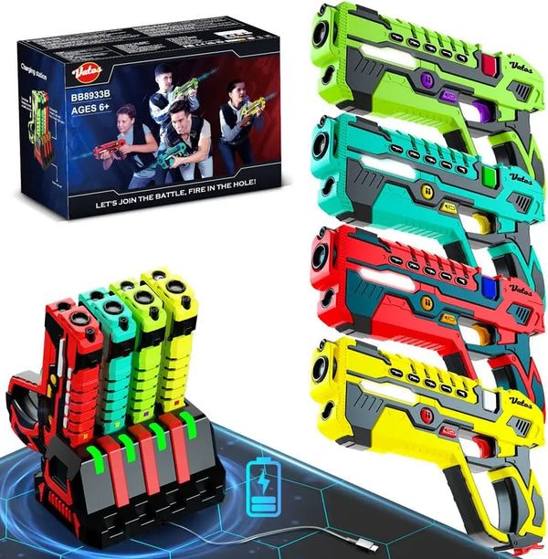 VATOS Laser Tag Battle Game Gun Set - Electric Infrared Toy Guns for Kids