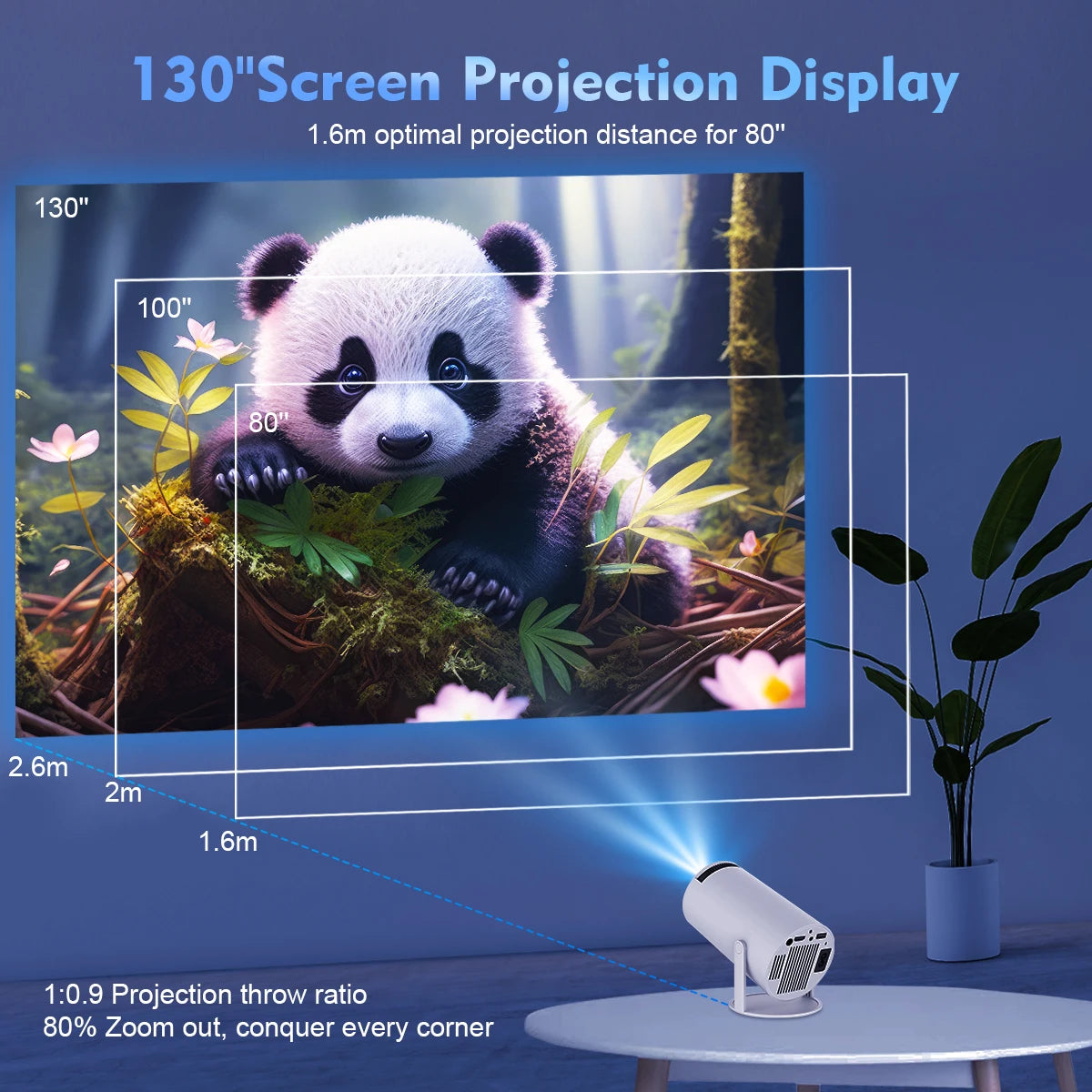 Magcubic HY300 Pro 4K Android Projector