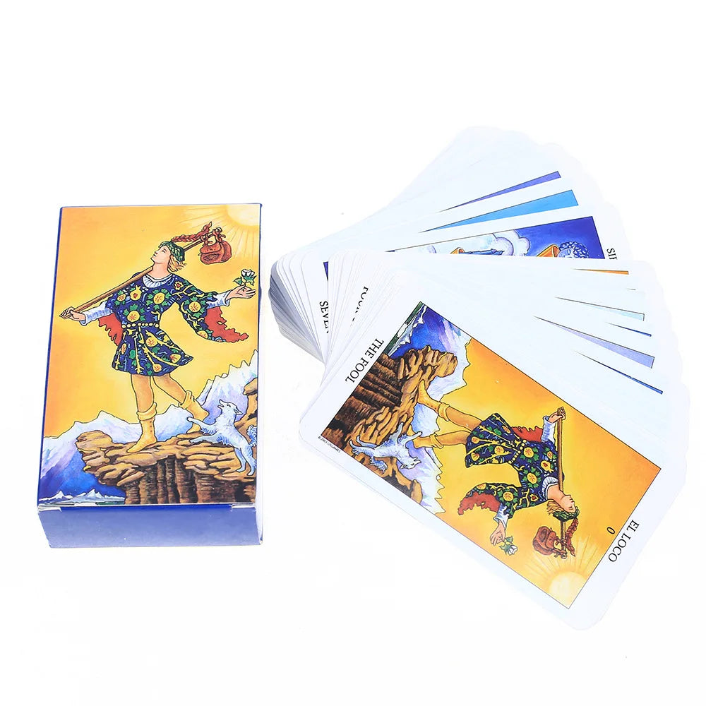 Hot Sell Rider Waite Tarot Card Deck - English & Spanish Version