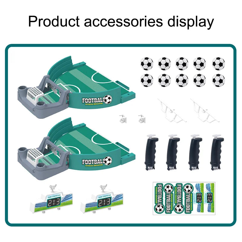 Portable Soccer Table Game for Kids & Family