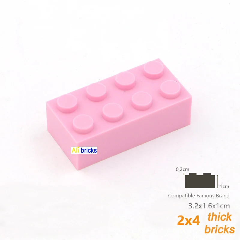 80pcs Building Blocks Bulk Set - Thick Figures Bricks