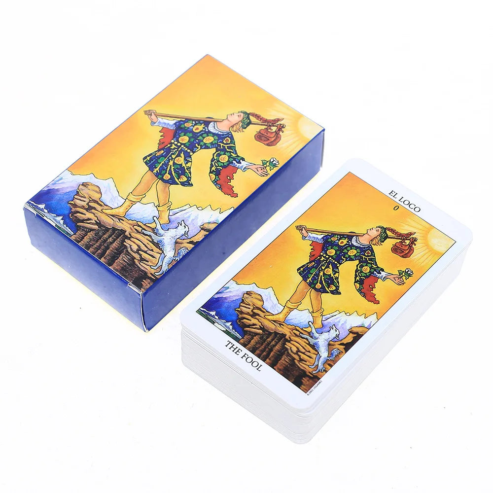 Hot Sell Rider Waite Tarot Card Deck - English & Spanish Version