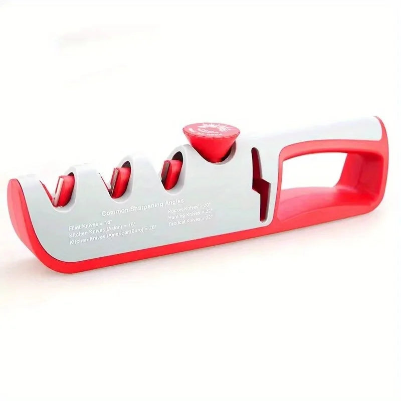 4-Stage Adjustable Knife & Scissors Sharpener